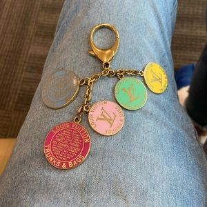 Authentic Louis Vuitton keychain multi color
